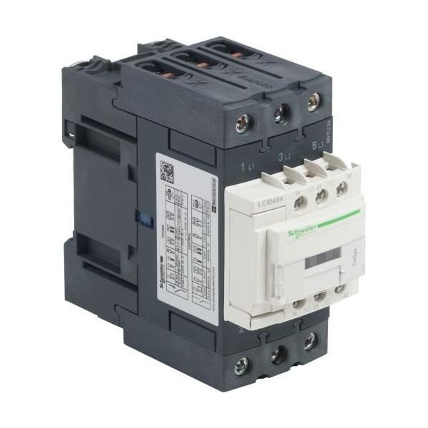 Schneider LC1-D40AB7 Tesys 40A 18.5kW 24V 1NA+1NK AC Kontaktör
