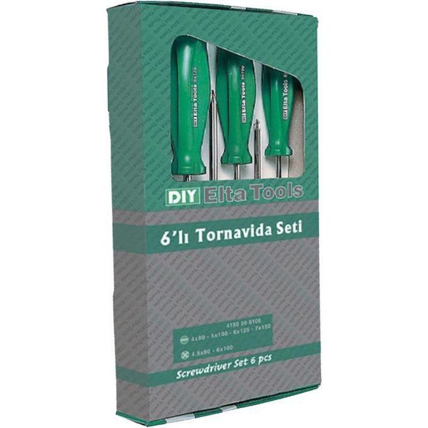 Elta 4150 Opak Seri 6 Parça Tornavida Seti