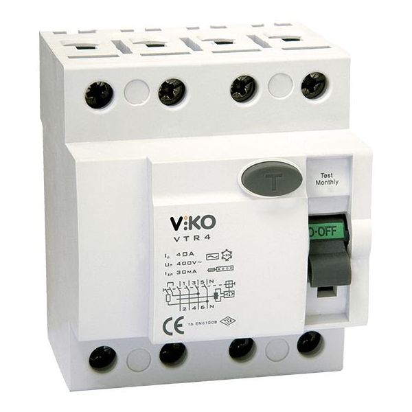 Viko Vtr4-6330 4p 63a 30ma Kaçak Akım Koruma