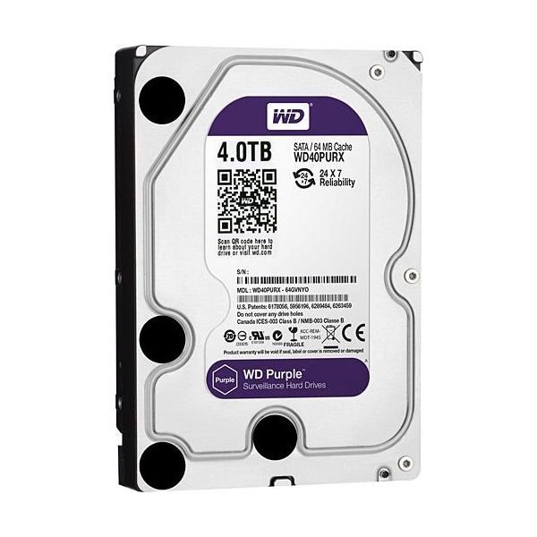 Western Digital Purple 4TB WD40PURX Sabit Disk