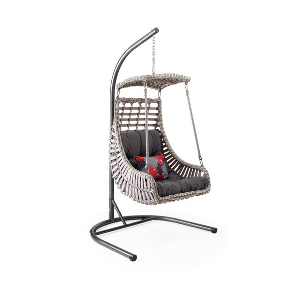 Capri Swing Rattan Tekli Bahçe Balkon Salıncağı