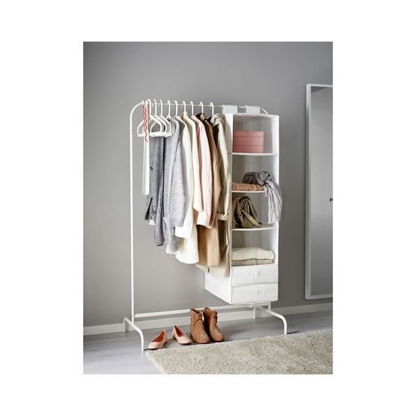 IKEA Mulıg Beyaz 99x151 cm Ayaklı Askılık