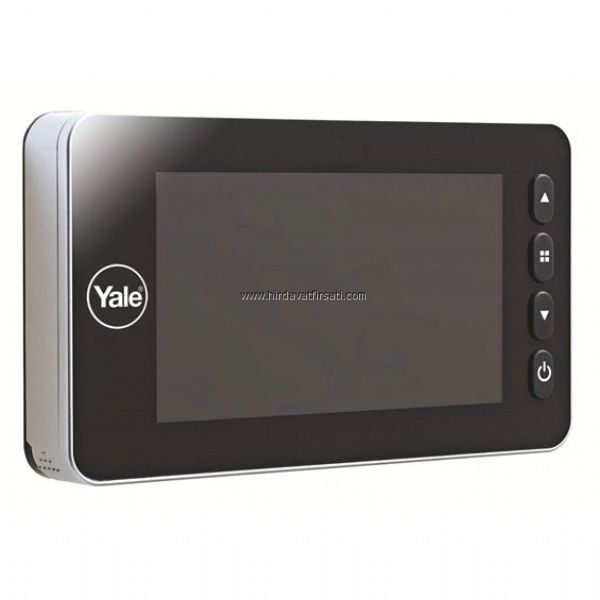 Yale 5800 Gri-Siyah LCD Ekranlı Dijital Kapı Dürbünü