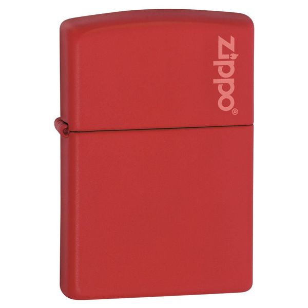 Zippo 233ZL-000052 Kırmızı Red Matte Logo Çakmak