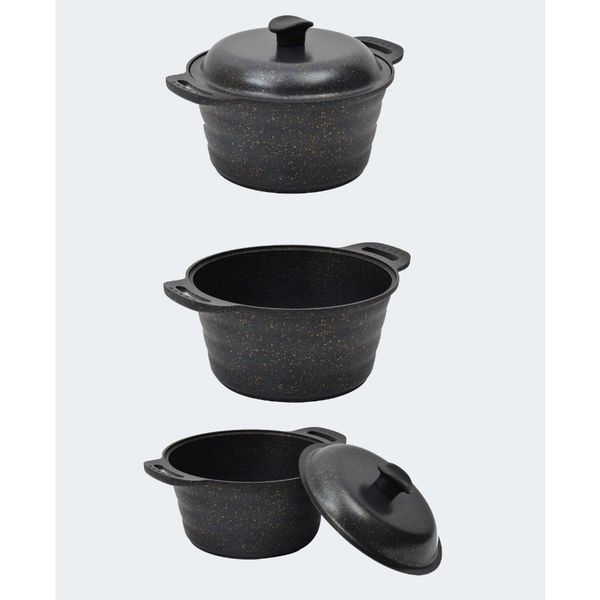 Nurgaz Campout Granit Döküm 24 cm Kamp Tenceresi
