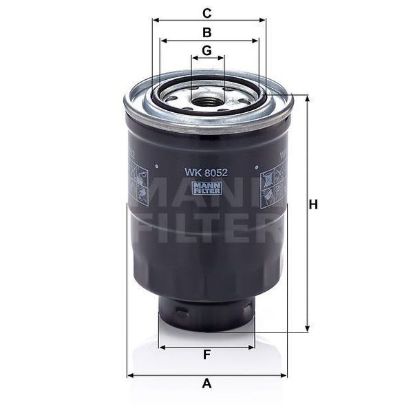 Mann WK8052Z Yakıt Filtresi