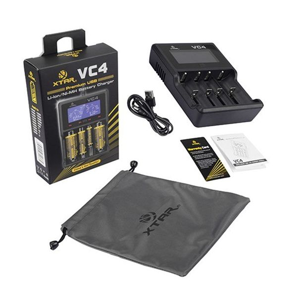 Xtar VC4 Universal Li-ion-Ni-MhĞNi-Cd Pil Şarj Cihazı