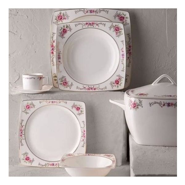 Emsan BEF-724 Fine Bone 85 Parça Porselen Yemek Takımı
