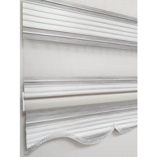 BBB MS1409 Kalın Kumaşlı Mat Gri 140x260 cm Stor Perde