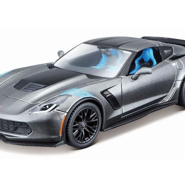 Maisto 2017 Corvette Grand Sport Gri 1:24 Model Araba