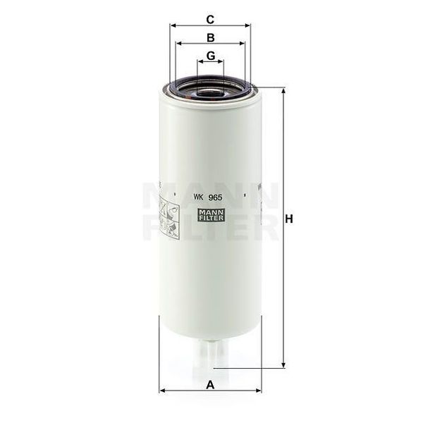 Mann WK965X Yakıt Filtresi