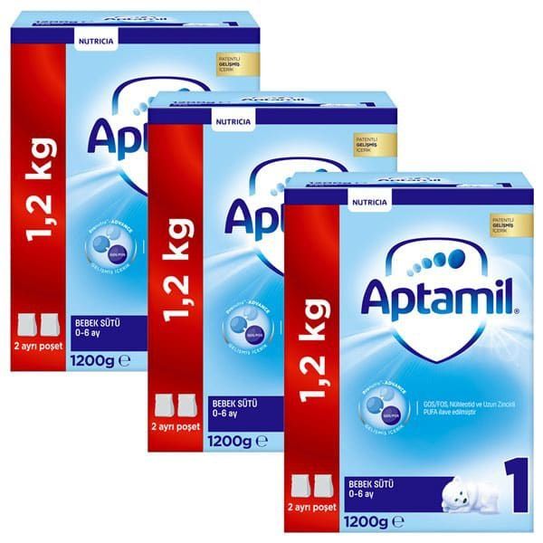 Aptamil 1 3x1200 gr Bebek Sütü