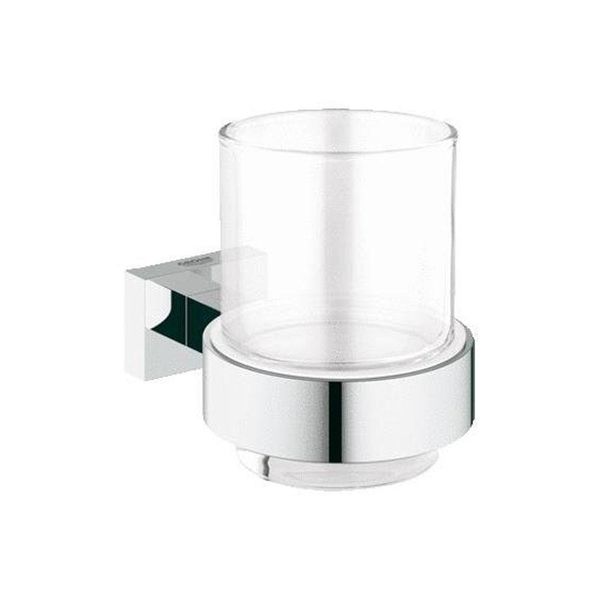 Grohe 40508001 Essentials Banyo Aksesuarı Cube Sabunluk Ve Diş Fırçalık Tutacağı