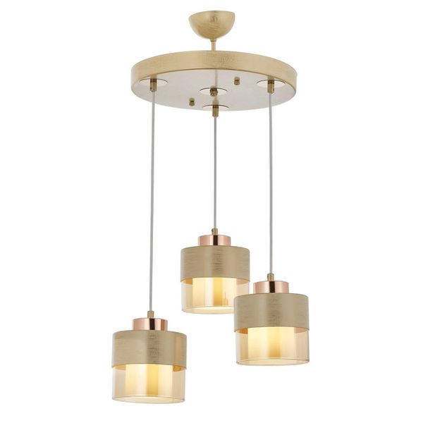 Avonni AV-60193-3T-KRM Krem Boyalı 40 cm Modern Avize