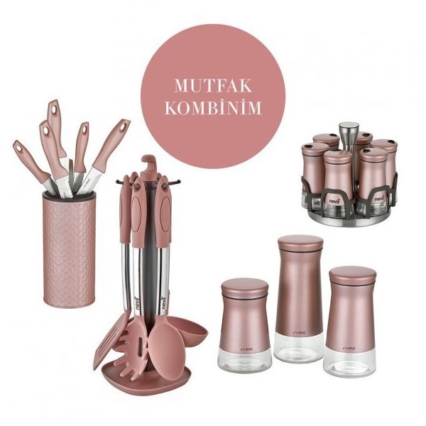 Neva N2939 Rose Chocolate Mutfak Kombinim