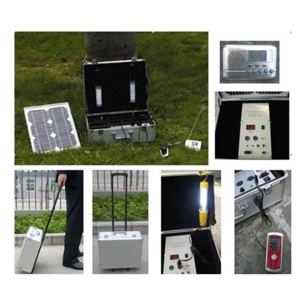 Green Solar AND202 10 W Çantalı Güneş Aydınlatma Seti