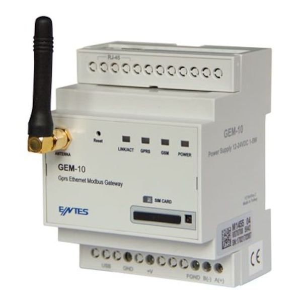 Entes GEM-10 GPRS Ethernet Modbus Gateway Modem