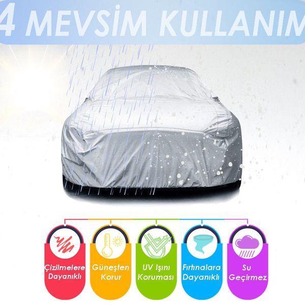 ByLizard Mercedes-Benz C-Class W204 2007-2014 Araba Örtüsü Branda