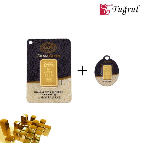 6 gr 24 Ayar Külçe Altın