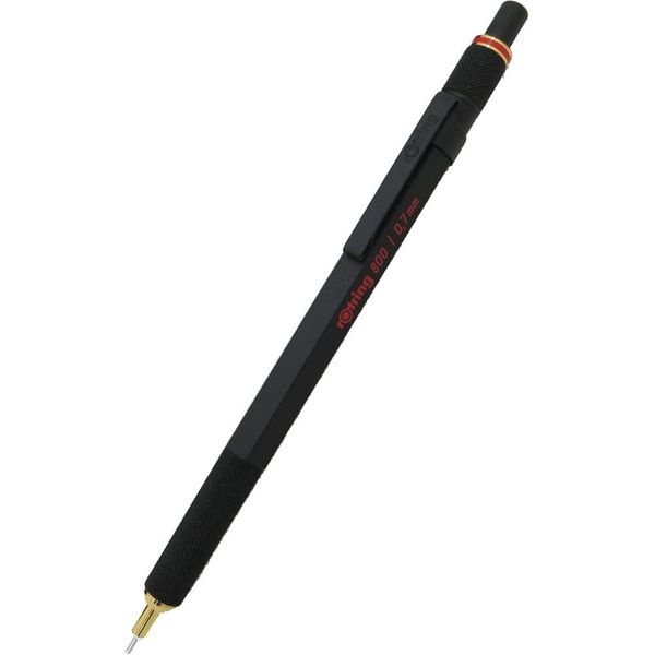 Rotring 800 0.7 mm Siyah Mekanik Kurşun Kalem