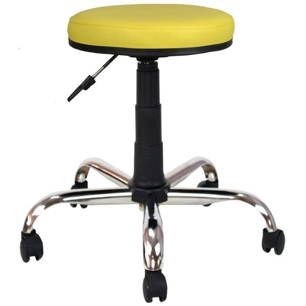 Bürocci 2999D0113 Sarı Metal Ayaklı Tabure