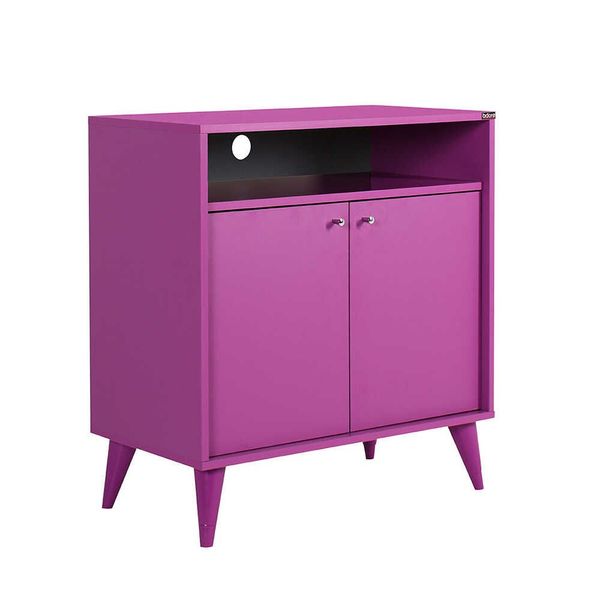 Adore Mobilya London 73x79x42 cm Mor Çok Amaçlı Dolap