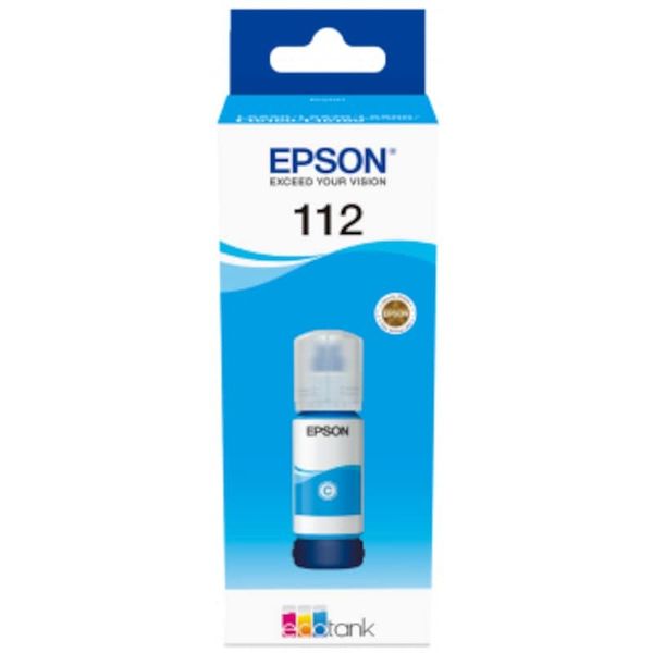 Epson C13T06C24A 112 Cyan Mavi Şişe Mürekkep