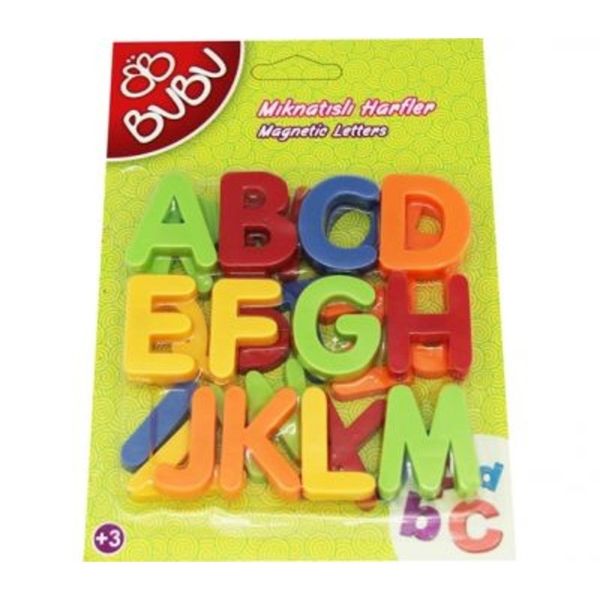 Bubu Bu-Bu 00082 26 Parça Mıknatıslı Harf