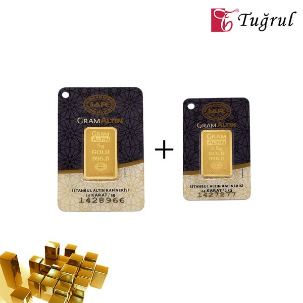 7.5 gr 24 Ayar Külçe Altın
