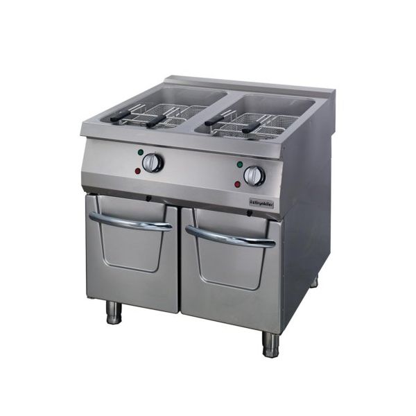 Öztiryakiler OFEI 8090 Elektrikli Dolaplı Çiftli 3600 22 lt Isı Ayarlı Fritöz