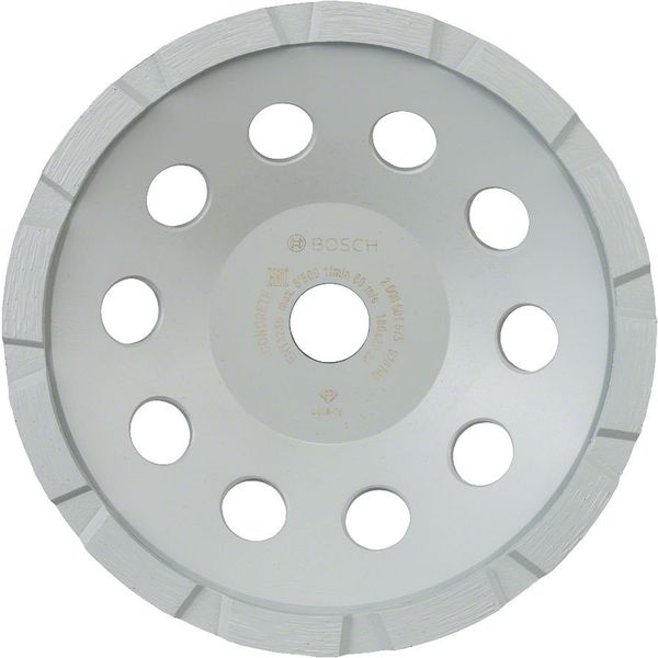 Bosch Standart Seri Beton İçin 180 mm Elmas Çanak Disk