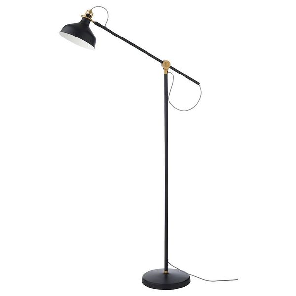IKEA Ranarp Siyah 153 cm Yer Ve Okuma Lambası