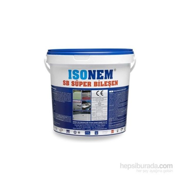 Isonem Gri 18 kg Sb Süper Bileşen Su Yalıtımı