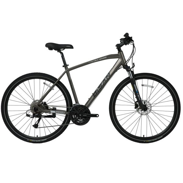 Bisan TRX 8500 28 Jant 27 Vites 52 cm Kadro Siyah Kırmızı Alüminyum Şehir Bisikleti