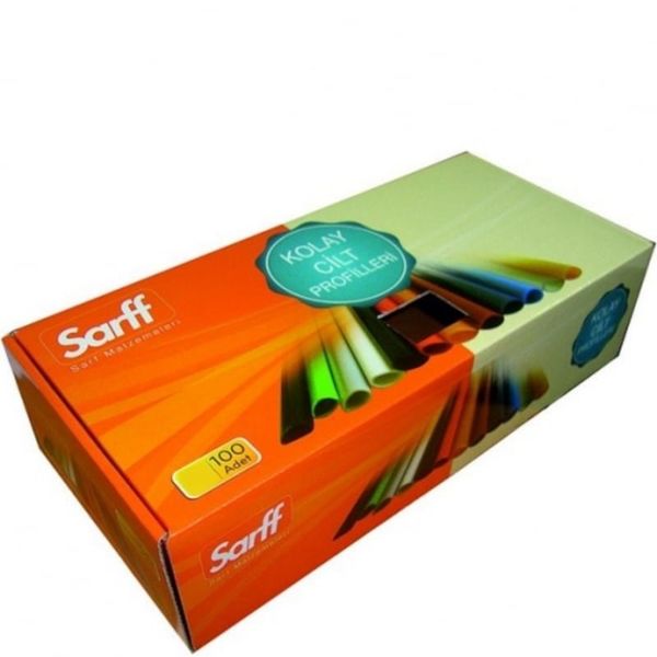 Sarff 6 mm Siyah 100 Adet Üçgen Sırtlık