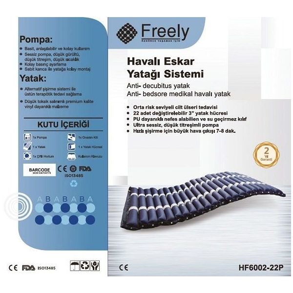 Freely Boru Tipli Havalı Yatak Freely HF6002-22P