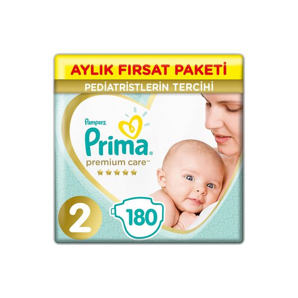 Prima Premium Care No:2 Mini 180 Adet Bebek Bezi