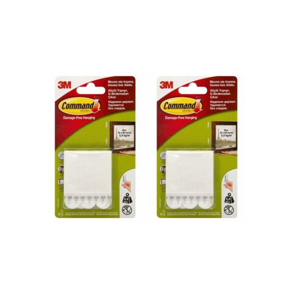 3M Command 17201-4PK Orta Boy Cırt Cırt Bant
