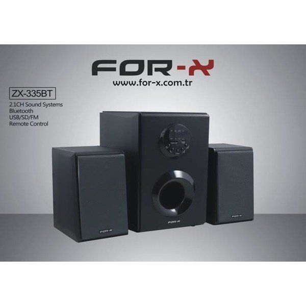 For-X ZX-335BT 2+1 Fm Sd Usb Bluetooth Özellikli Sinema Ses Sistemi