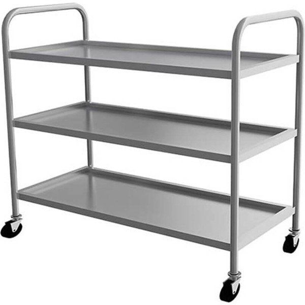 Empero EMP.2.SV.03 3 Katlı 55x86x90 cm Krom Servis Arabası