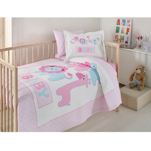 Özdilek Pink Animals Bebek Nevresim Takımı