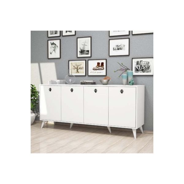 Mezza 1614 180 cm Elite Beyaz Modern Konsol