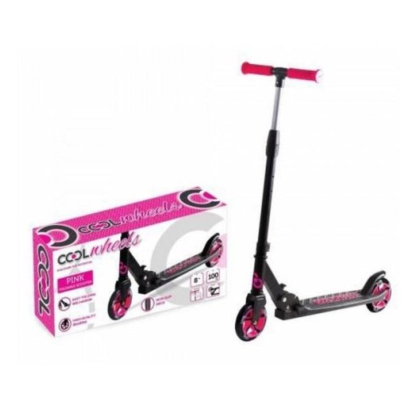 Furkan Toys Furkan Cool Wheels Pembe 8+ Katlamalı 2 Tekerlekli Çocuk Scooter