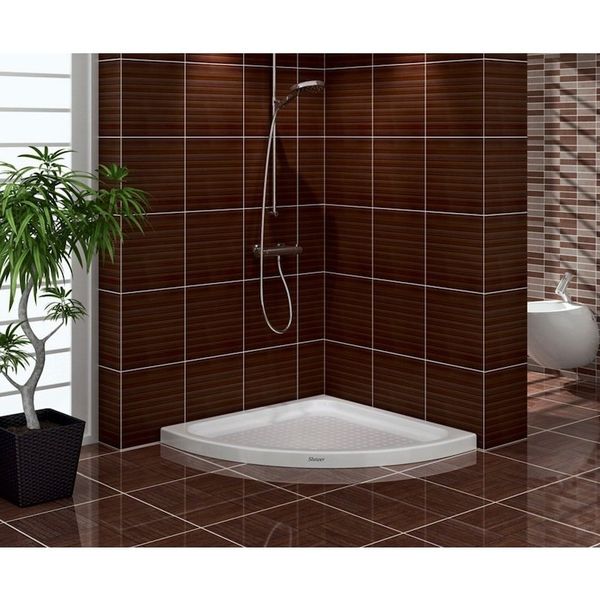 Shower 120x120 cm Oval Flat Duş Teknesi