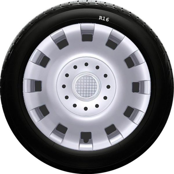 Hyundai SKS-SJS 414 16 İnç 4 Adet Kırılmaz Jant Kapağı