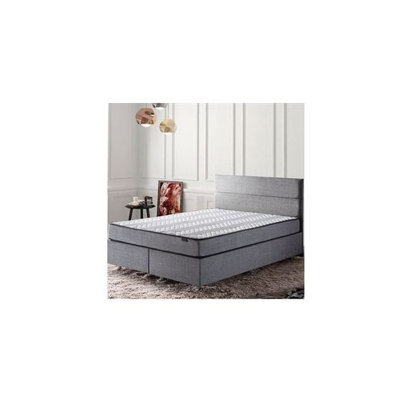 Niron 120x200 cm Silver Bir Buçuk Kişilik Yatak Takımı Yatak Baza Başlık Seti