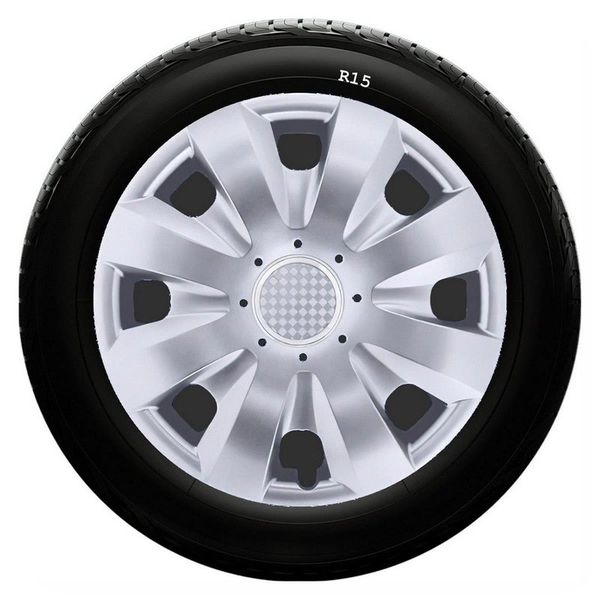 Skoda SKS-SJS 321 15 İnç 4 Adet Kırılmaz Jant Kapağı