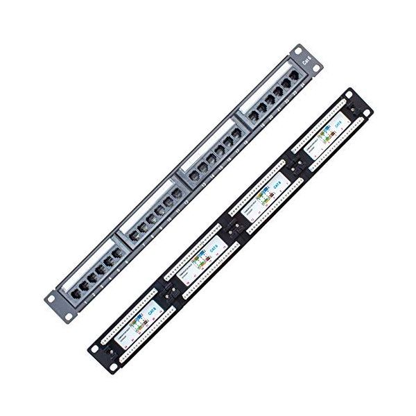 Powermaster 24 Port UTP Cat6 Patch Panel