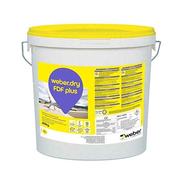 Weber Dry Fdf Plus Elastik 20 kg Beyaz Çatı İzolasyon Malzemesi