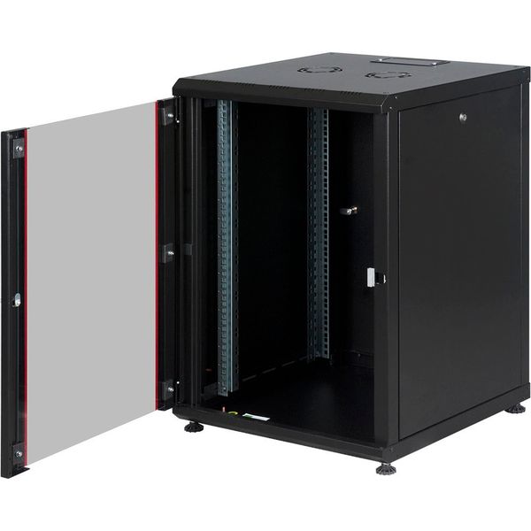 Lande LN-PR16U6060-BL-121 16U 600x600 Dikili Tip Kabinet